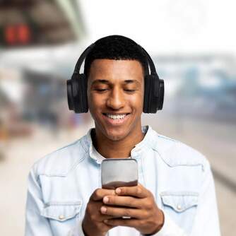 AURICULARES DENVER BTN-210B BL DIADEMA