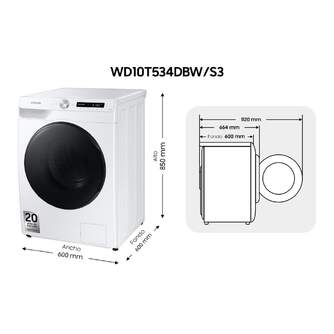 LVD.SEC. SAMSUNG WD10T534DBW 10K/6K 1400R ATD