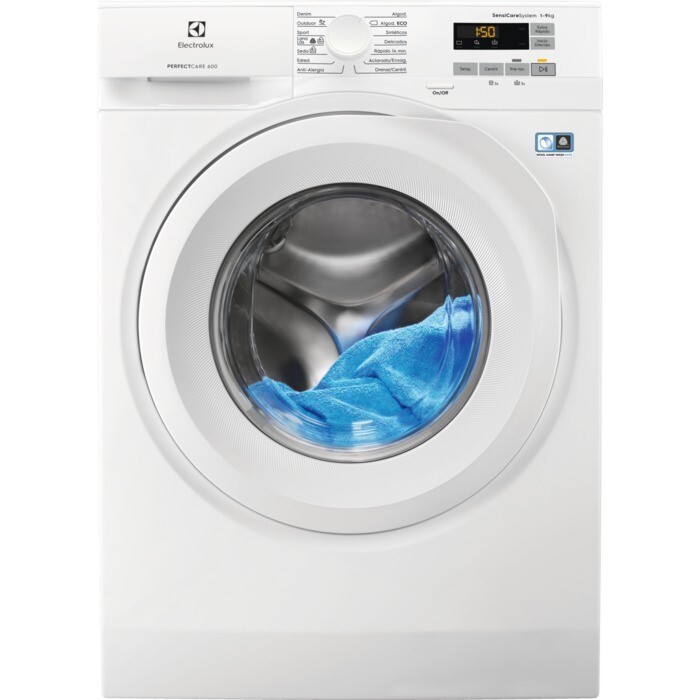 Lavadora Electrolux EW6F5922EF - A+++ -20%, 9 kg, 1200 RPM, 14 Programas, Blanca