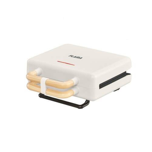 Sandwichera Flama Grill Pearl White 4961FL - 800W, Antiadherente, Desmontable