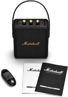 ALTAVOZ MARSHALL STOCKWELL II BLACK %%%amp; BRASS