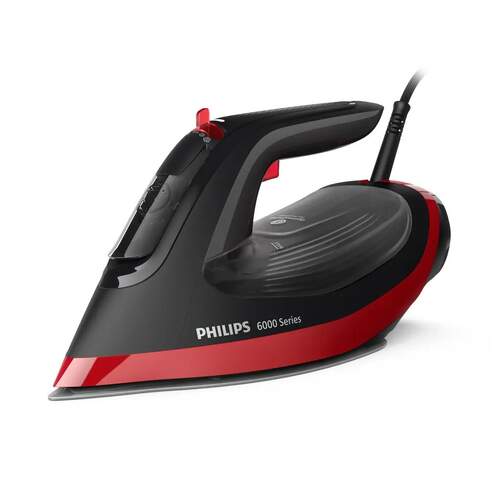 Plancha Philips DST6130/40 Serie 6000 - 2800 W, Golpe vapor 220 g/min, 0,30 L, Negro