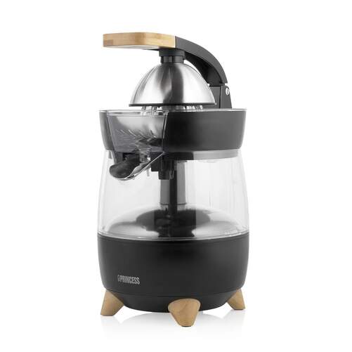 Exprimidor Princess Pure Bambú - 300 W, 1 L, Tapa, Negro, Madera
