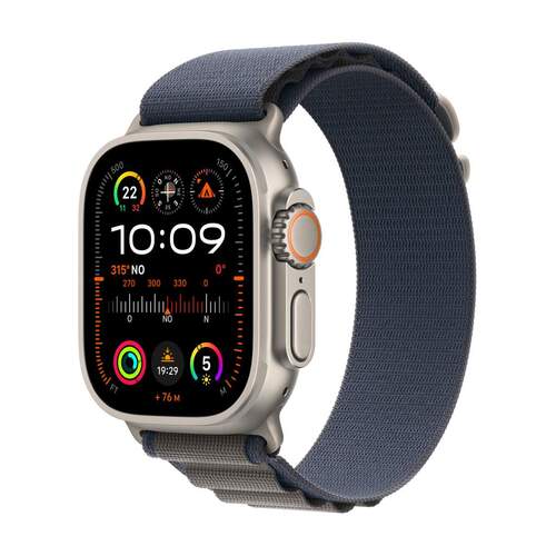 Smartwatch Apple Ultra 2 MREQ3TY/A - 4G, Azul, Caja de titanio de 49mm