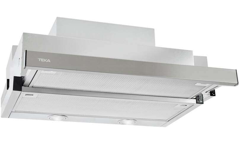 Campana Telescópica Teka CNL6610S - 60cm, 694m3/h, 60 dB, 3 Potencias, Motor Blindado Doble turbina