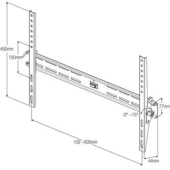 SOPORTE VIVANCO TV TITAN BTI 8060 85%%%quot; FIJO 50 K