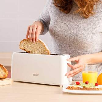 TOST. SOLAC TL5418 1R LARGA BLANCO 800W 6 NIVELES