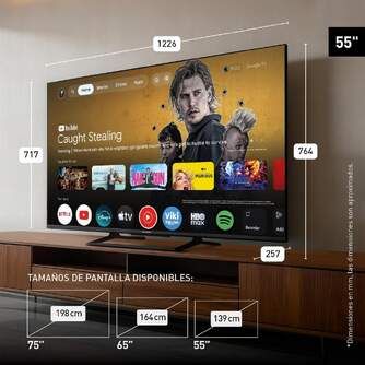 TV PANASONIC 55%%%quot; TN55W90C UHD MINILED GOOGLETV 120