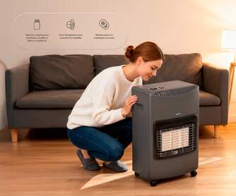 ESTUFA GAS ARTICA AEI4204 INFRARROJOS GRIS