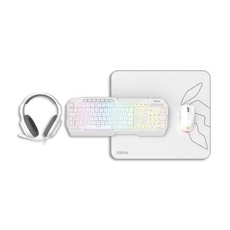 TECLADO RATON AURICULAR ALF. KROM KENTA GAMING BLA