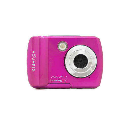 Cámara Easypix W2024-P Rosa - 16Mpx, Sumergible 3m, Vídeo HD, Zoom 8x, Pantalla 2.4"