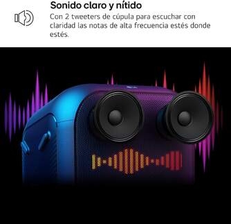 ALTAVOZ LG XBOOM DXL7T 250W DJ BT USB IPX4 BAT.20H