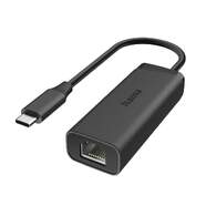 Adaptador Hama 00200360 - USB-C a RJ-45, 2,5 GB/s, conectar y usar