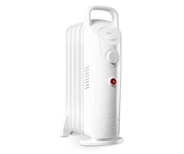 Radiador Aceite Compacto Artica ARAM500 - 500 W, Termostato, Luz indicadora