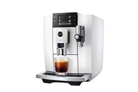 Cafetera Jura E8 Piano White Superautom&aacute;tica 15747 - 1450 W, 17 Programas, 15 Bar, 2 surtidores