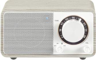 RADIO SANGEAN WR-7  FM BT GRIS CLARO