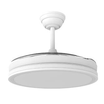 VENTILADOR TECHO CRISTAL NIGHT EVO RETRAC 30W APP