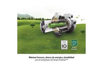 FRICOM. LG GBB62SWGCC1 203x60 NF BLANCO