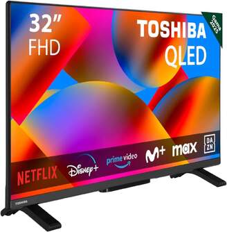 TV TOSHIBA 32%%%quot; 32QV2F63DG UHD QLED SMART TV HDR10 
