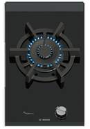 Placa Domin&oacute; Gas Natural Bosch PRA3A6I10 - 1 Fuego, 30 cm, Integrable, 9 Potencias, Negro