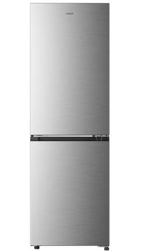 Frigor&iacute;fico Combi Candy CNCQ2T6S18DX - 315 litros, 185x60 cm, No Frost, Clase D, Inox
