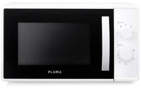Microondas Flama 1805FL - 23 L, 800 W, 5 Potencias, Blanco