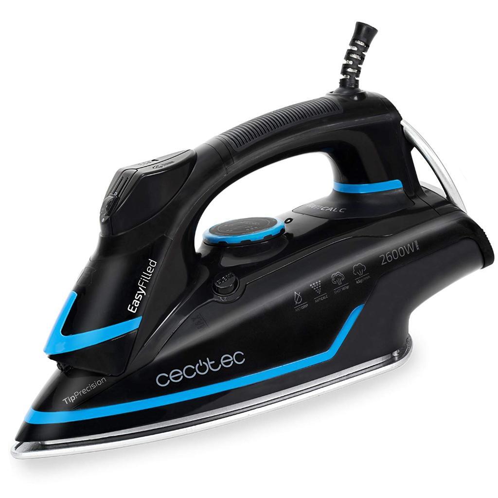 Plancha Cecotec ForceTitanium 420 - 2600W, Vapor 45gr/SuperVapor 180gr, Anticalc System