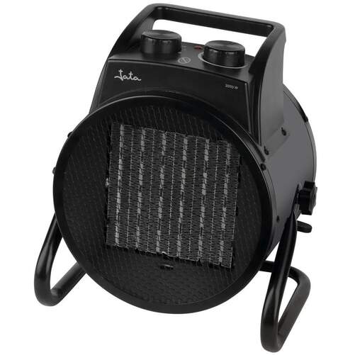 Calefactor cerámico industrial Jata JCTC3230 - 1500-3000 W, estancias 30 m2, negro