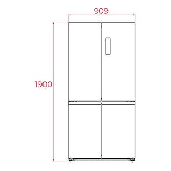 FRI. TEKA RMF77960SS 190x91x70 4P NF DSP INOX