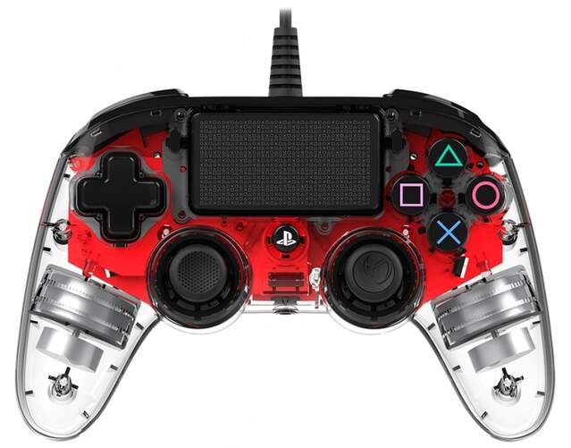 Mando PS4 Nacon Compact Rojo