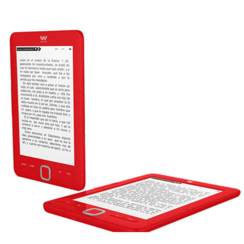 E-Book Woxter Scriba 195 EB26-045 - Pantalla 6", 4GB, Rojo