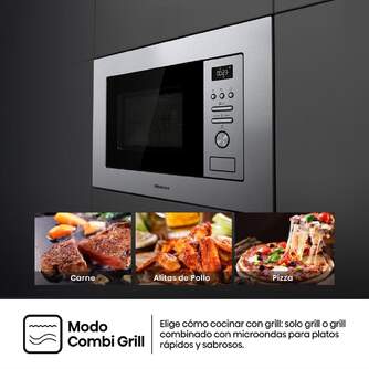 MICR. HISENSE BIM320G41X 20L INOX GRILL INTEGRABLE