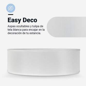 VENTILADOR TECHO U.BLUE JALOQUEWFW 104 DC LED PLE