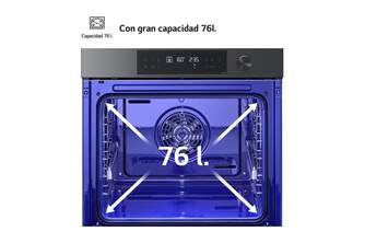 HORNO LG WS7D7632WB 76L PIROLITICO NEGRO