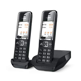 TELEFONO DECT GIGASET COMFORT 550 DUO NEGRO