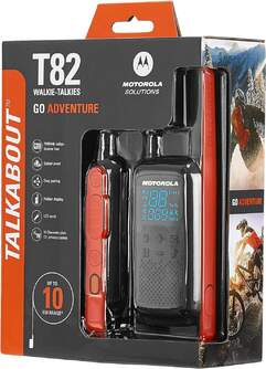 WALKIE TALKIE MOTOROLA T82 TWIN PACK