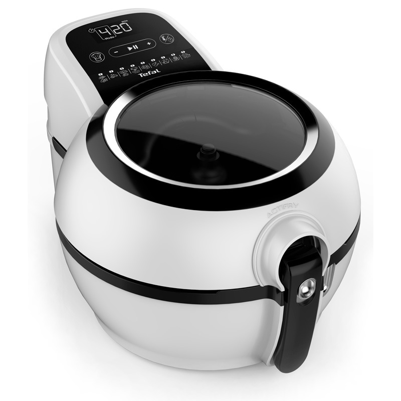 Freidora Tefal Fz7610 sin aceite 1.2 kg actifry genius snaking fz761015 de aire con 9 programas y accesorio para snacks panel intuitivo e incluye recetario apto lavavajillas snacking 12 1350w 1.2kg 12kg 7610