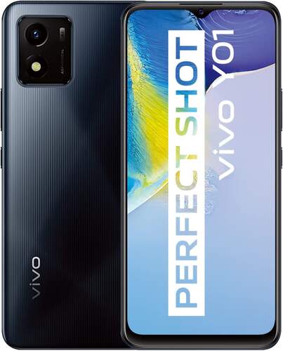 Vivo Y01 3/32GB Negro - 6.52" HD+, 13/5Mpx, 4G, Android 11, Dual SIM, GPS, 5000mAh
