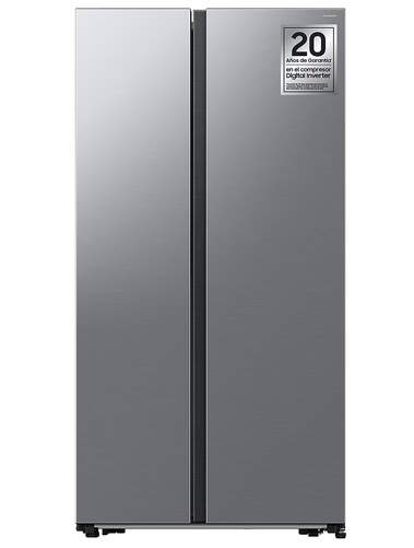 Frigorífico Americano Samsung RS57DG400EM9EF - Clase E, 178 x 91 cm, 375 x 208 litros, Inox