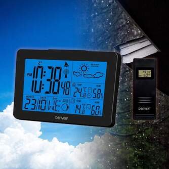 EST. METEOROLOGICA DENVER WS-530 BLACK