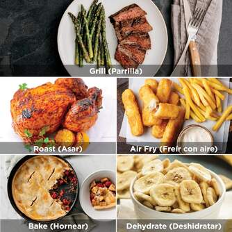 BARBACOA NINJA AG351EU 5EN1 FREIDORA PARRILA GRILL