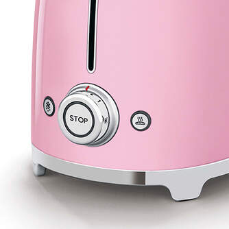 TOST. SMEG TSF01PKEU 2R ROSA PASTEL 950W