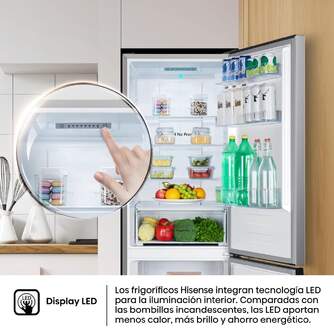 FRICOM. HISENSE RB390N4ACE 186x60 NF INOX