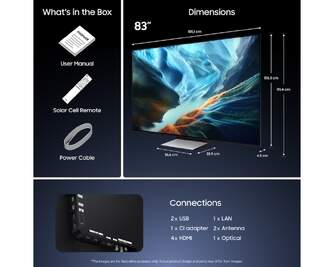 TV SAMSUNG 55%%%quot; TQ55S90H UHD OLED SMART TV 165HZ