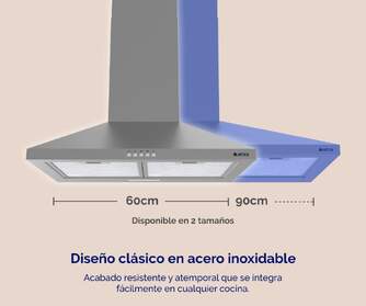 CAMPANA ARTICA APYRAM60BI 60CM B INOX