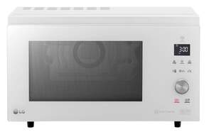 Microondas LG MJ3965BPH - 39 Litros, 1100W, Smart Inverter, Con grill 950W, Blanco