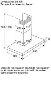 CAMP. BALAY 3BC895MM 90CM 594M3H NEGRO MATE