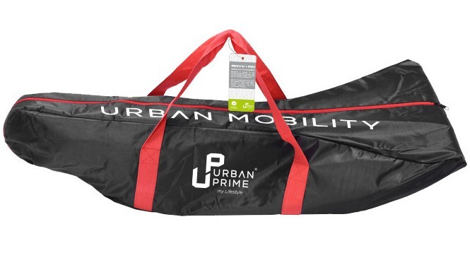 Bolsa Urban Prime Porta Scooter Negro y rojo - Para scooters de ruedas hasta 8,5", resistente agua