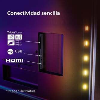 TV PHILIPS 32%%%quot; 32PFS6908 FHD SMART TV AMBILIGHT