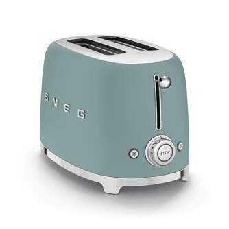 TOST. SMEG TSF01EGMEU 2R CORTO VERDE MATE 950W